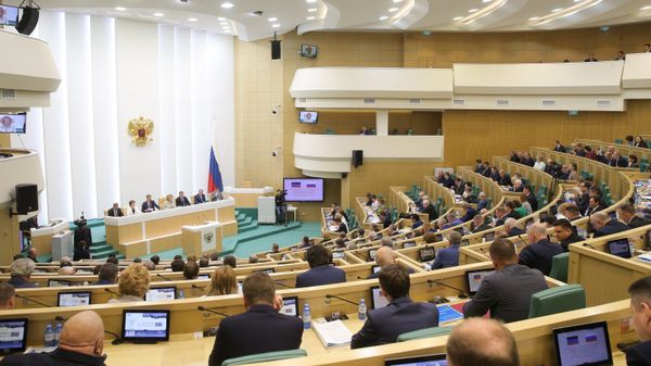 Заседание Совета Федерации РФ