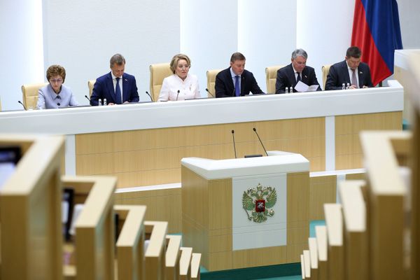 Заседание Совета Федерации РФ