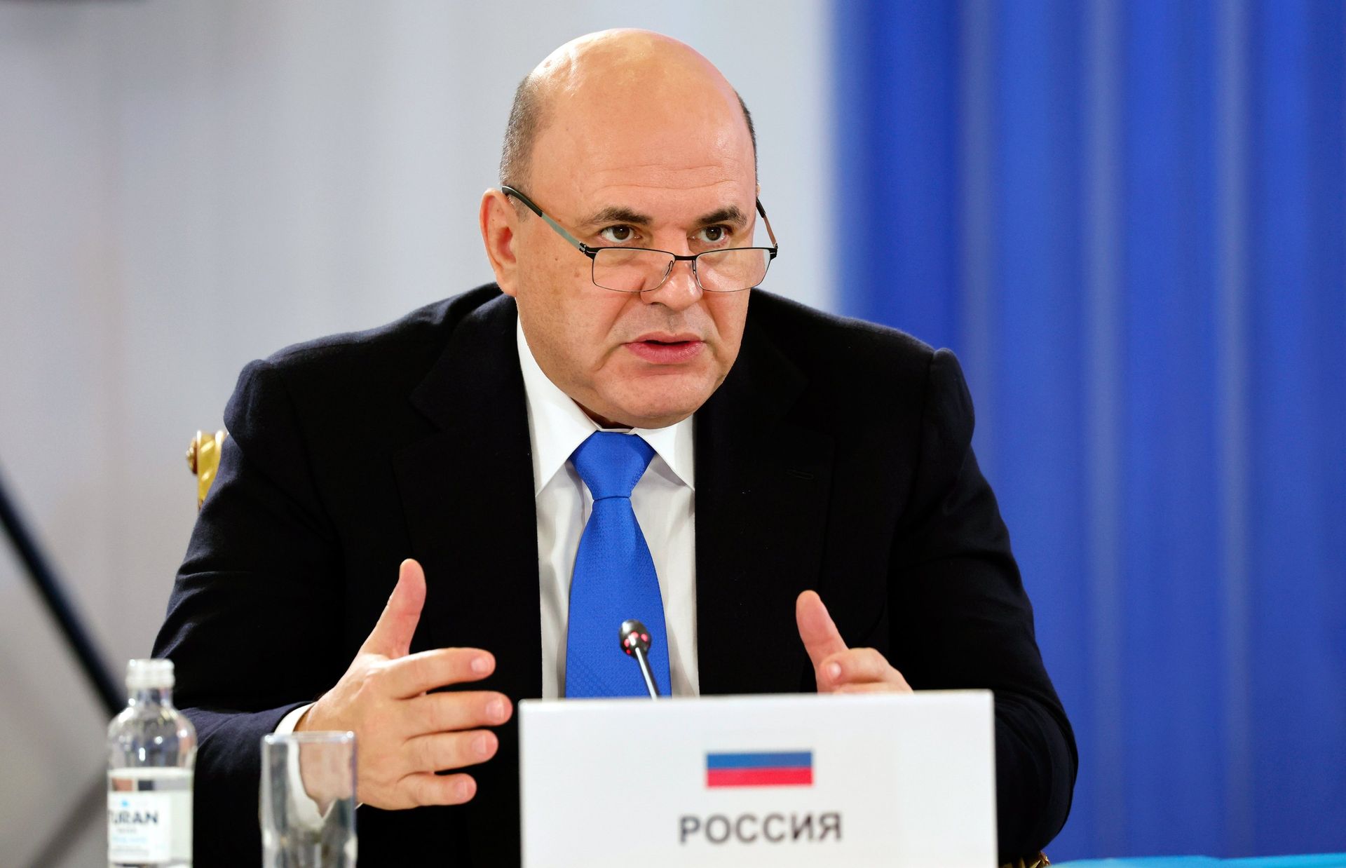 Премьер-министр РФ М. Мишустин принимает участие в заседании Совета глав правительств СНГ в Астане - ПРАЙМ, 1920, 16.11.2022