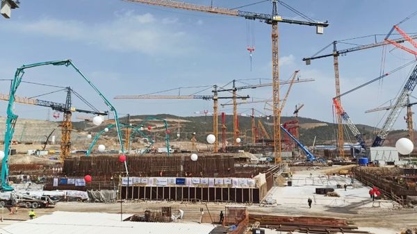 Начало строительства третьего блока АЭС Аккую в Турции