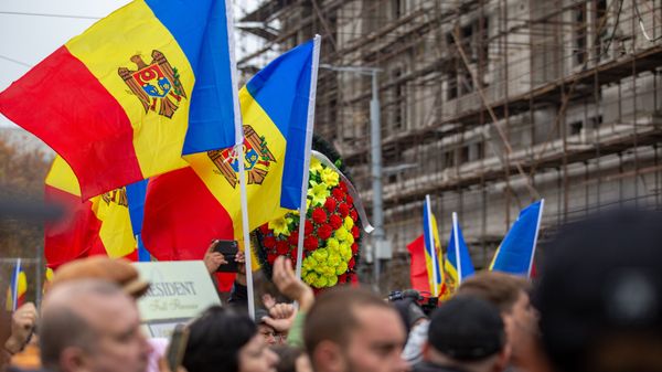 Акция протеста оппозиции в Кишиневе