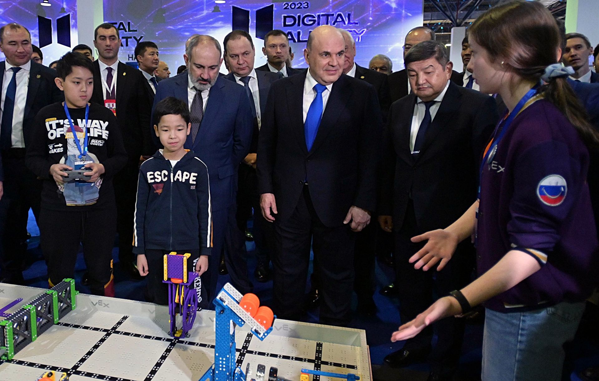 Рабочий визит премьер-министра РФ М. Мишустина в Казахстан. День второй - ПРАЙМ, 1920, 03.02.2023