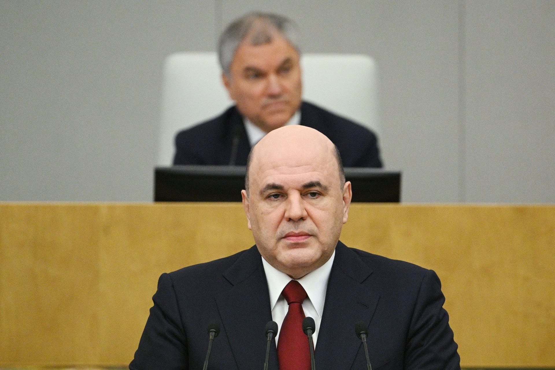 Председатель правительства РФ М. Мишустин выступил с отчетом в Госдуме - ПРАЙМ, 1920, 23.03.2023