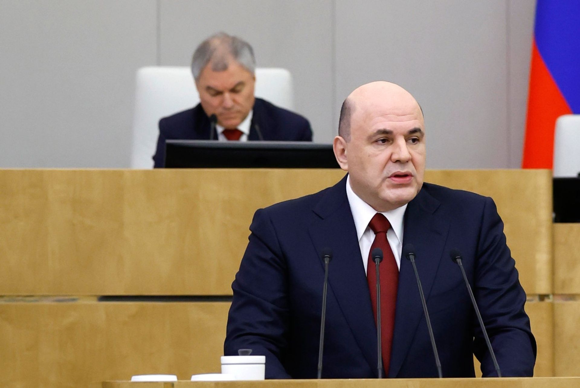 Председатель правительства РФ М. Мишустин выступил с отчетом в Госдуме - ПРАЙМ, 1920, 23.03.2023