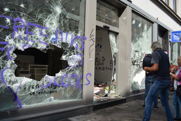 Акции протеста в Гамбурге Акции протеста в Гамбурге