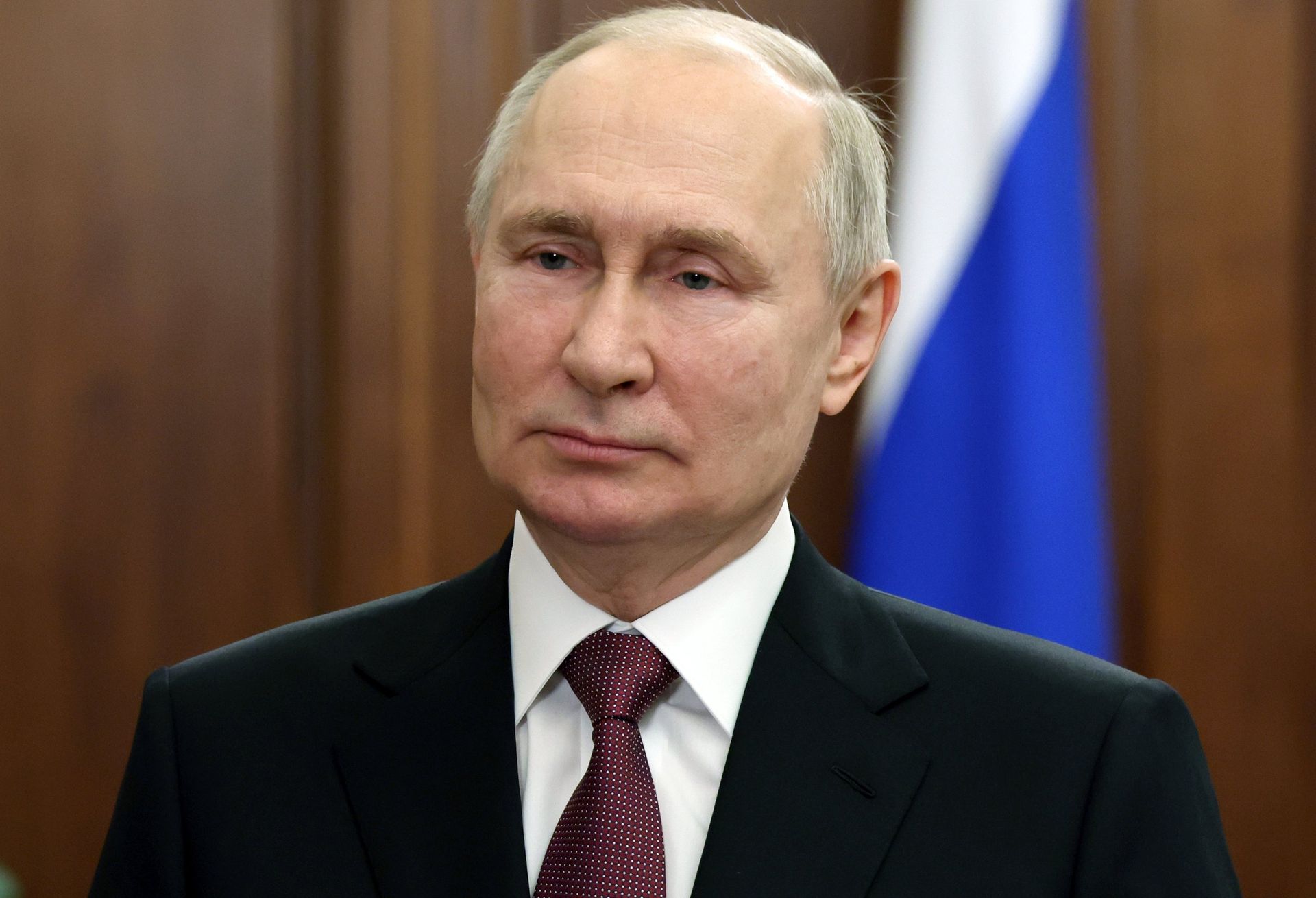 Видеообращение президента РФ В. Путина к участникам и гостям церемонии запуска обратного отсчёта до начала первых международных соревнований Игры будущего - ПРАЙМ, 1920, 24.05.2023
