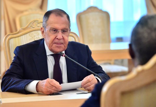 Встреча глав МИД РФ и Сомали С. Лаврова и А. Джама