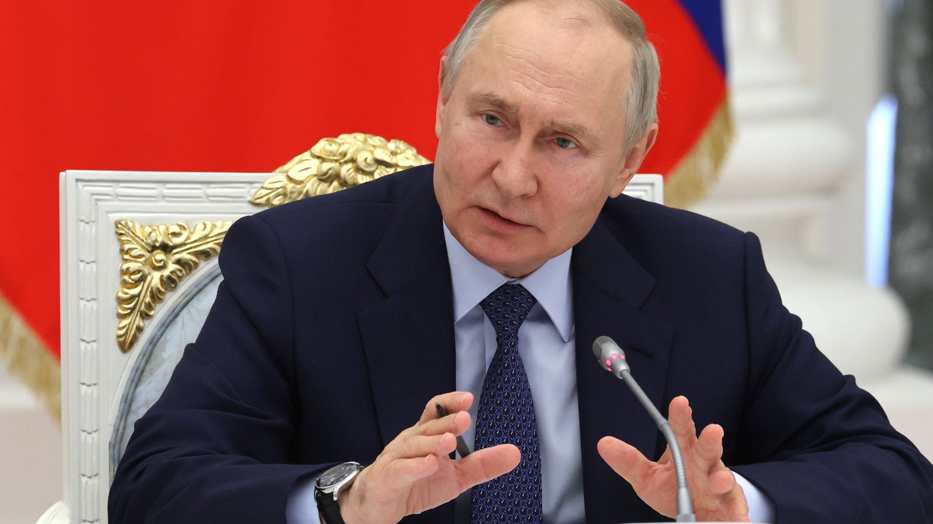 Встреча президента РФ В. Путина с представителями Деловой России Встреча президента РФ В. Путина с представителями Деловой России - ПРАЙМ, 1920, 15.06.2023