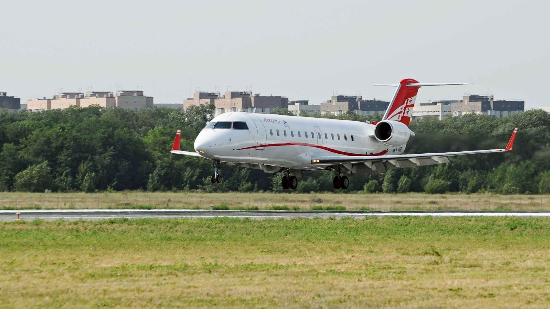 Церемония встречи первого рейса авиакомпании Georgian Airways в Ростове-на-Дону - ПРАЙМ, 1920, 03.07.2023
