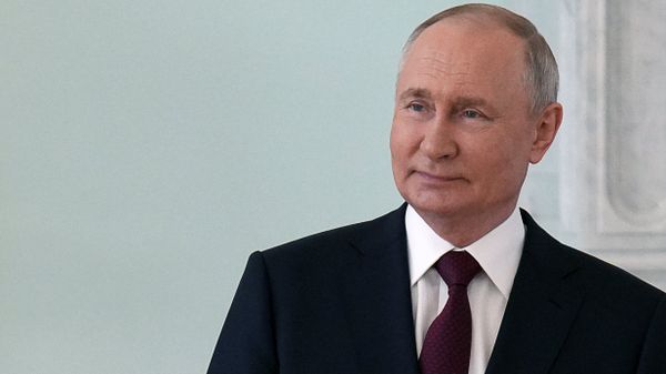 Беседа президента РФ В. Путина с президентом ЮАР С. Рамафозой