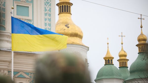 Украинский флаг, Киев