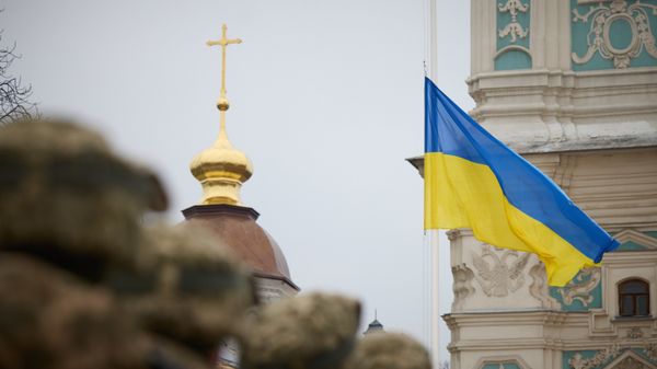Украинский флаг, Киев