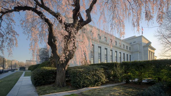 Вид на здание Федеральной резервной системы, США Вид на здание Федеральной резервной системы, США