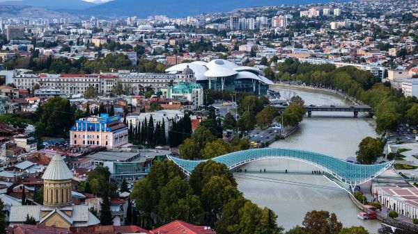 Вид на Тбилиси, Грузия