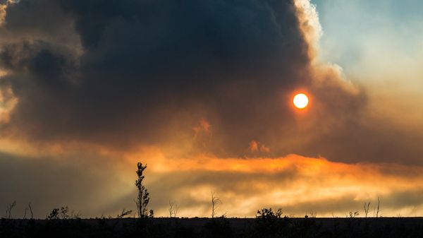 Вулкан Килауэа на Гавайях