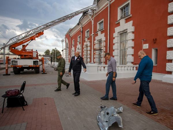 Последствия атаки на вокзал в Курске