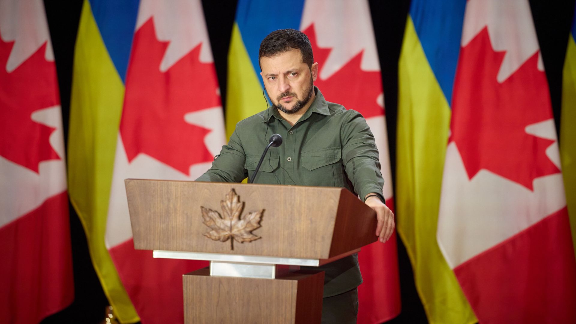 Президент Украины Владимир Зеленский в парламенте Канады - ПРАЙМ, 1920, 28.09.2024