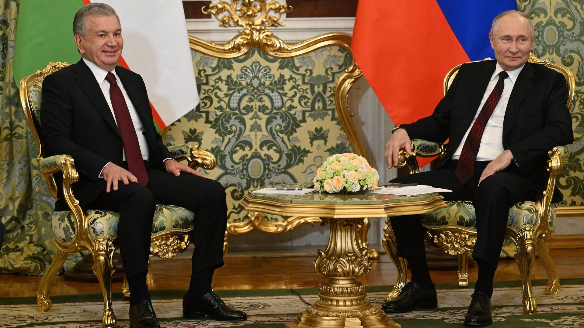 Переговоры президента РФ В. Путина и президента Узбекистана Ш. Мирзиеева - ПРАЙМ, 1920, 27.05.2024