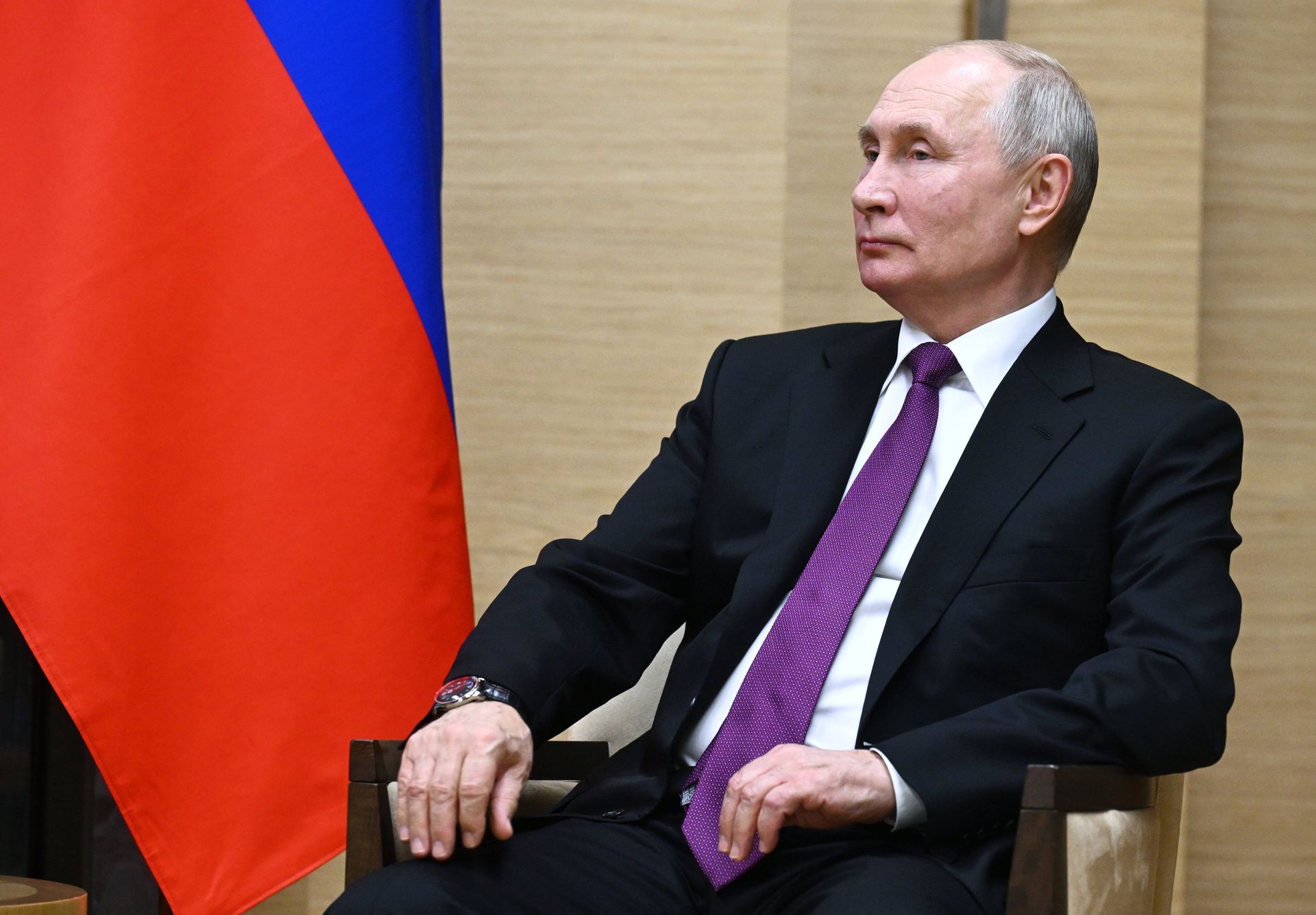 Президент РФ В. Путин встретился с президентами Узбекистана и Казахстана Ш. Мирзиеевым и К.-Ж Токаевым - ПРАЙМ, 1920, 26.10.2023
