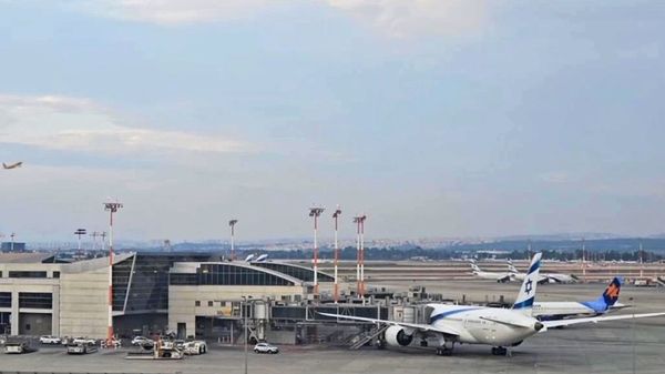 Обстановка в аэропорту имени Бен-Гуриона в Тель-Авиве Обстановка в аэропорту имени Бен-Гуриона в Тель-Авиве