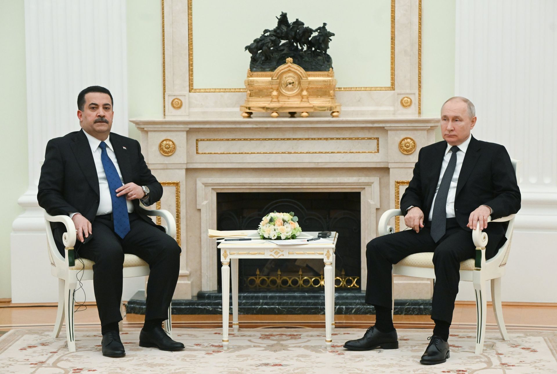 Встреча президента РФ В. Путина с премьер-министром Ирака М. ас-Судани - ПРАЙМ, 1920, 10.10.2023
