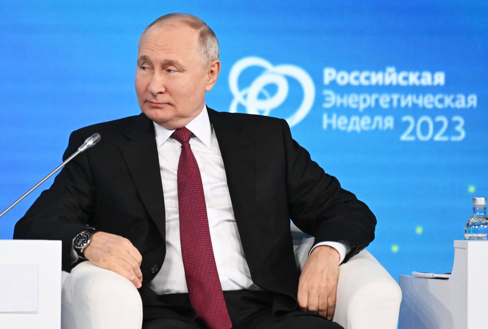 Президент РФ В. Путин выступил на пленарном заседании форума РЭН-2023 - ПРАЙМ, 1920, 11.10.2023