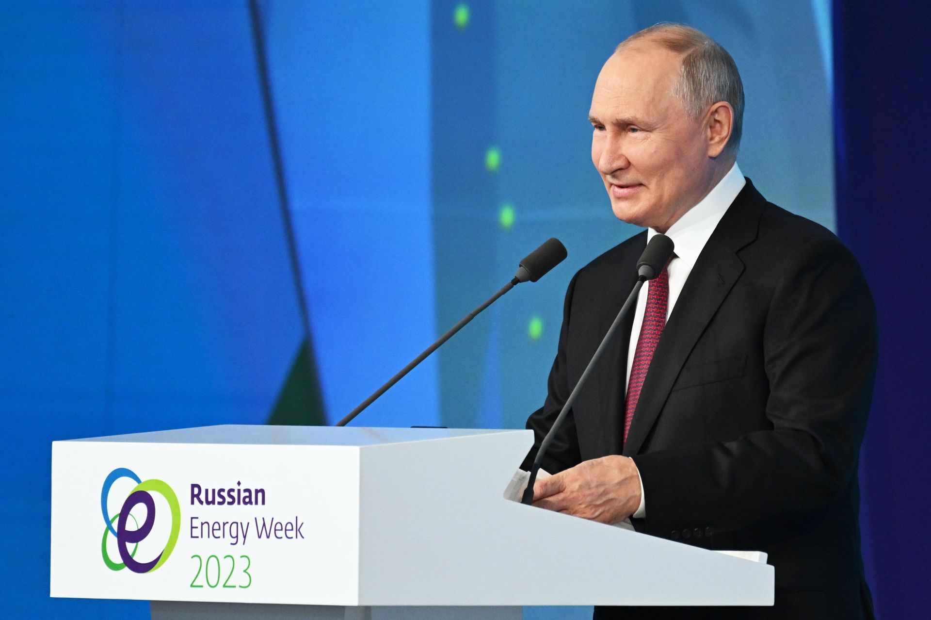 Президент РФ В. Путин выступил на пленарном заседании форума РЭН-2023 - ПРАЙМ, 1920, 11.10.2023