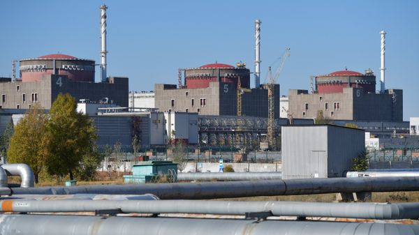 Энергоблоки Запорожской АЭС в Энергодаре