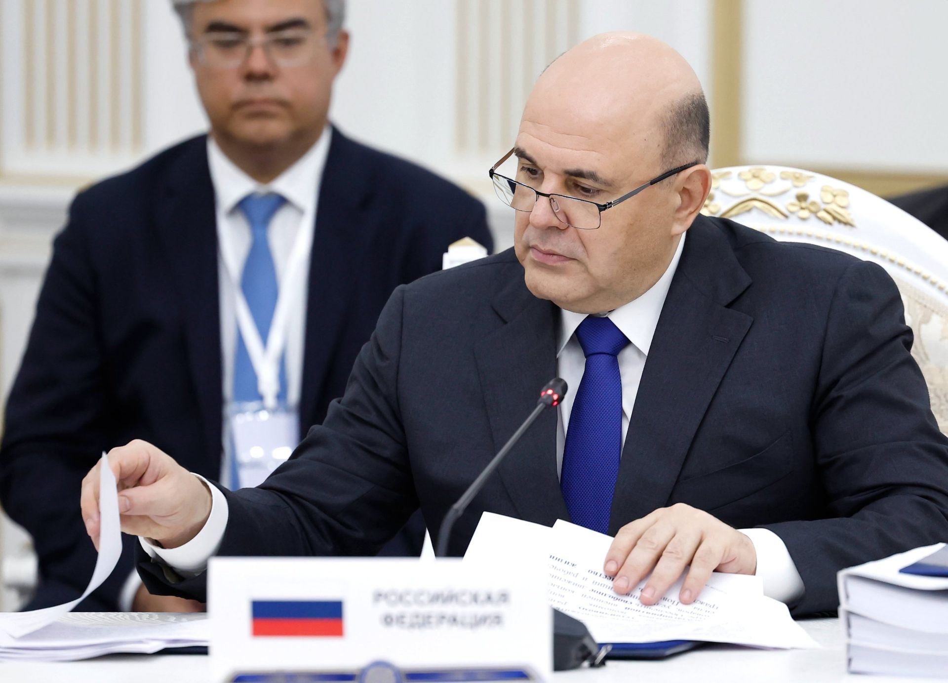 Премьер-министр РФ М. Мишустин принял участие в работе межправительственного совета стран ЕАЭС и Совета глав правительств СНГ и государств - членов ШОС в Бишкеке. День второй - ПРАЙМ, 1920, 23.11.2023
