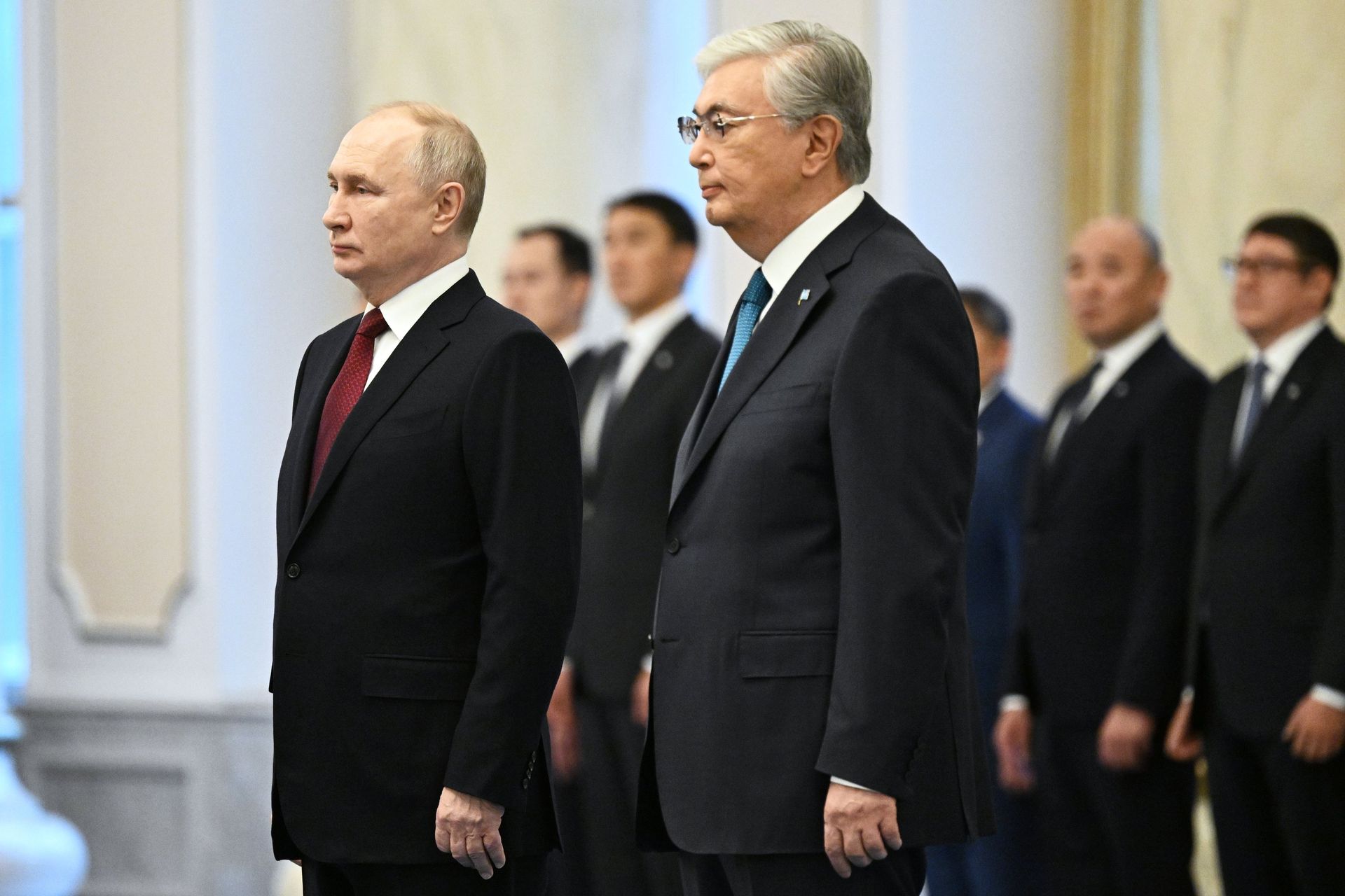 Визит президента РФ В. Путина в Казахстан - ПРАЙМ, 1920, 09.11.2023