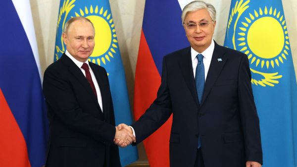 Визит президента РФ В. Путина в Казахстан