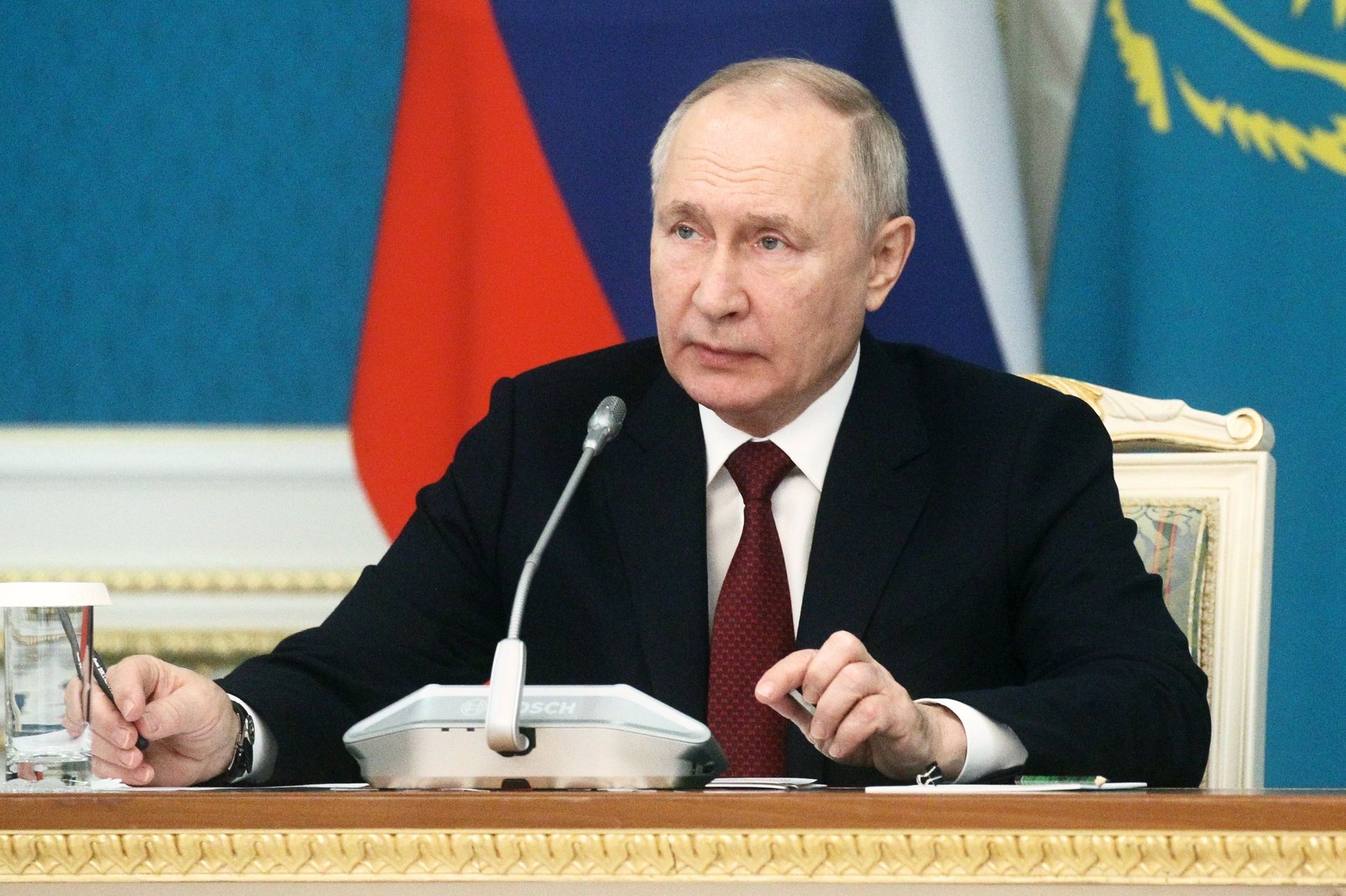 Визит президента РФ В. Путина в Казахстан - ПРАЙМ, 1920, 09.11.2023