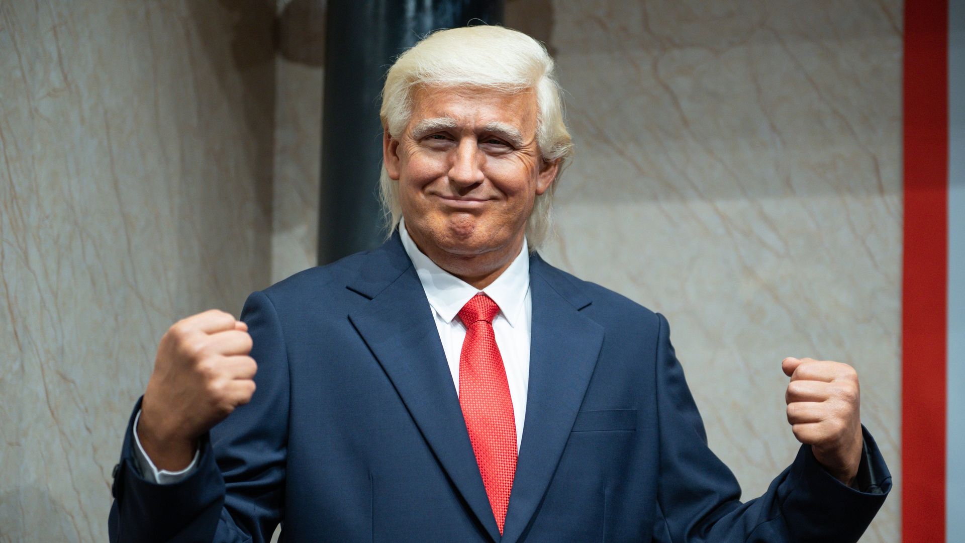 Восковая фигура 45-го президента США Дональда Трампа в музее восковых фигур Дежавю в Сочи - ПРАЙМ, 1920, 28.12.2023
