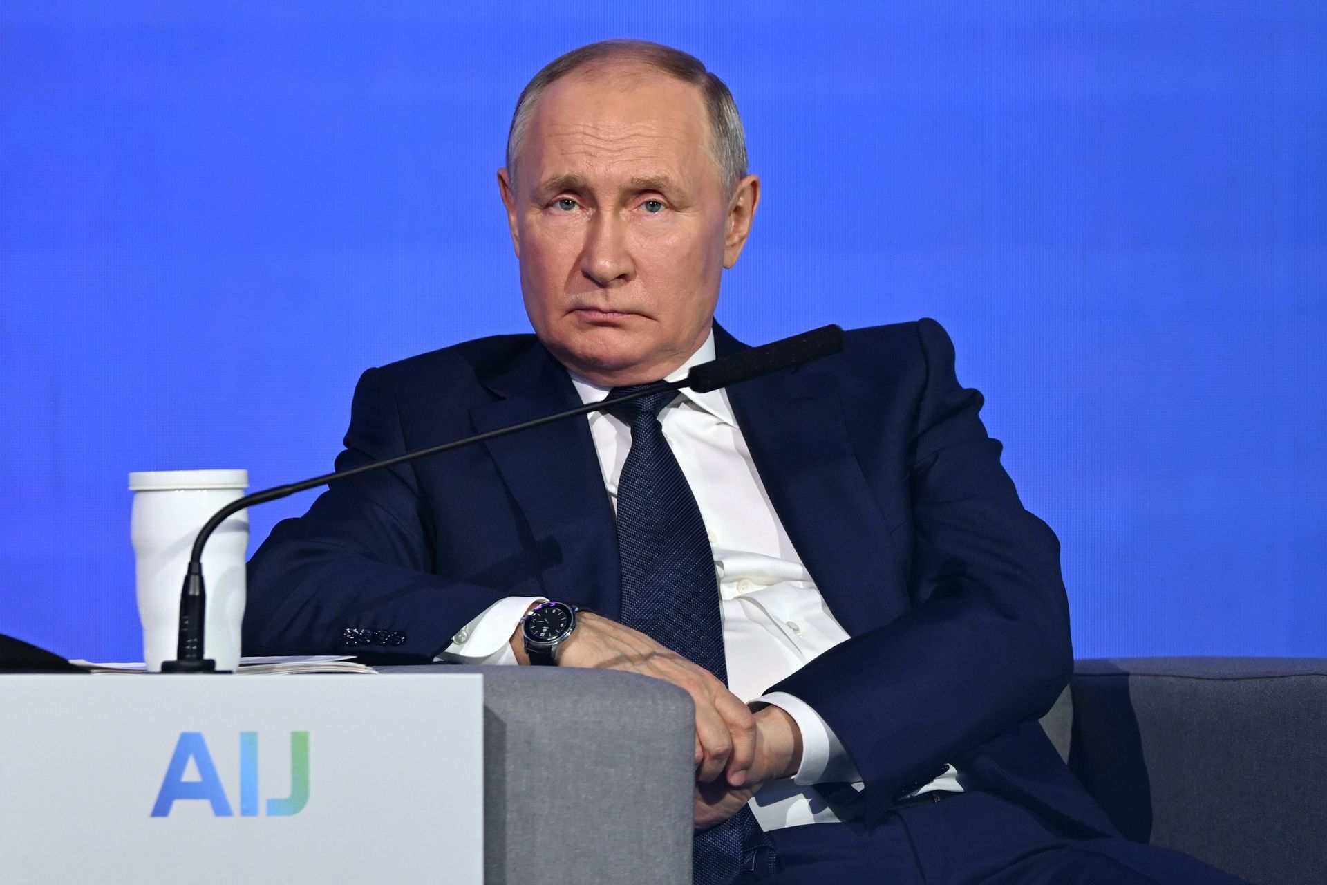 Президент РФ В. Путин посетил конференцию по искусственному интеллекту AI Journey - ПРАЙМ, 1920, 03.12.2023