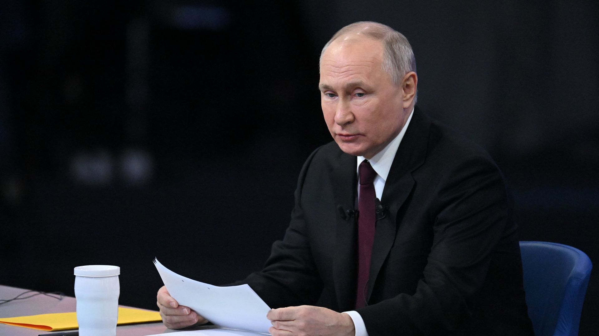 Прямая линия и большая пресс-конференция президента РФ В. Путина - ПРАЙМ, 1920, 11.03.2024