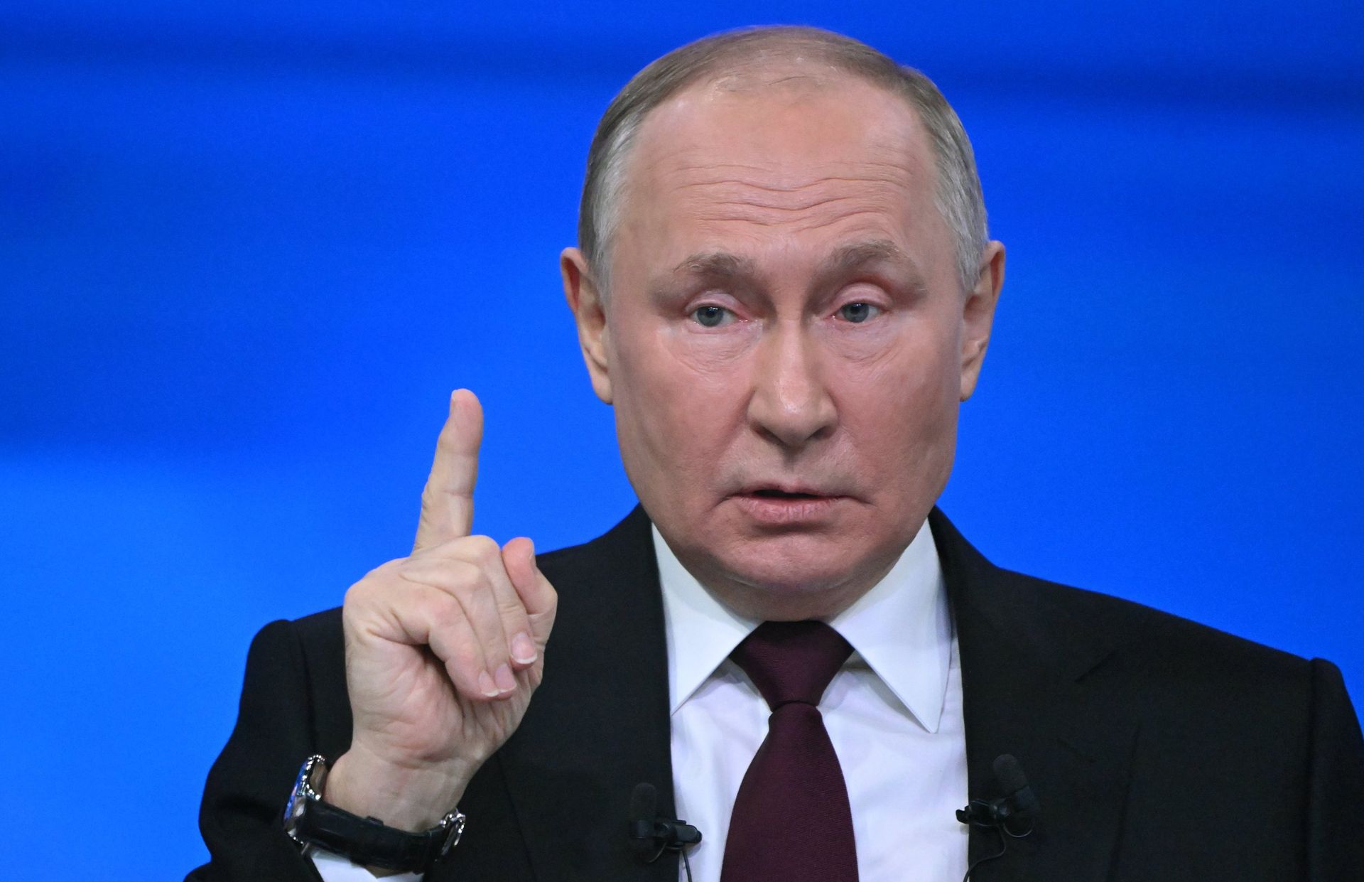 Прямая линия и большая пресс-конференция президента РФ В. Путина - ПРАЙМ, 1920, 14.12.2023