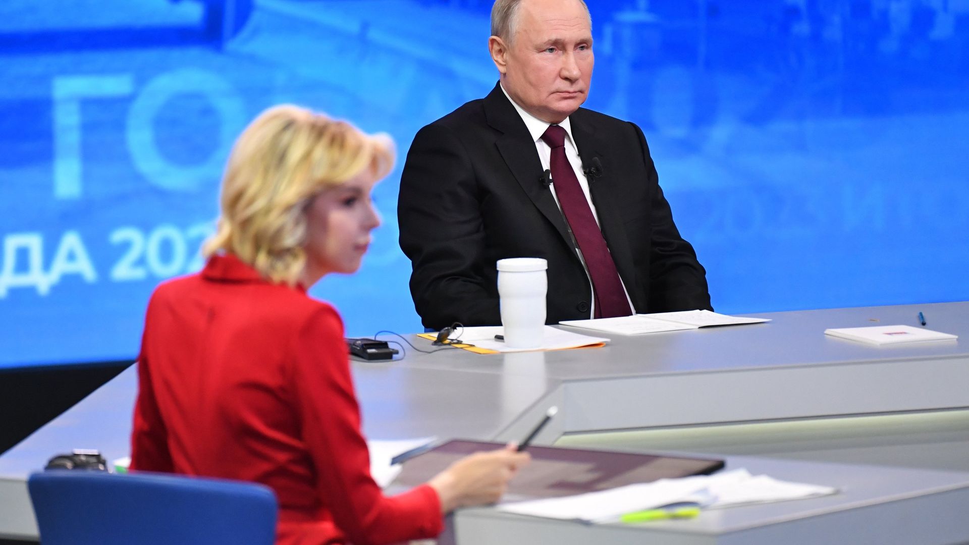 Прямая линия и большая пресс-конференция президента РФ В. Путина - ПРАЙМ, 1920, 18.12.2024