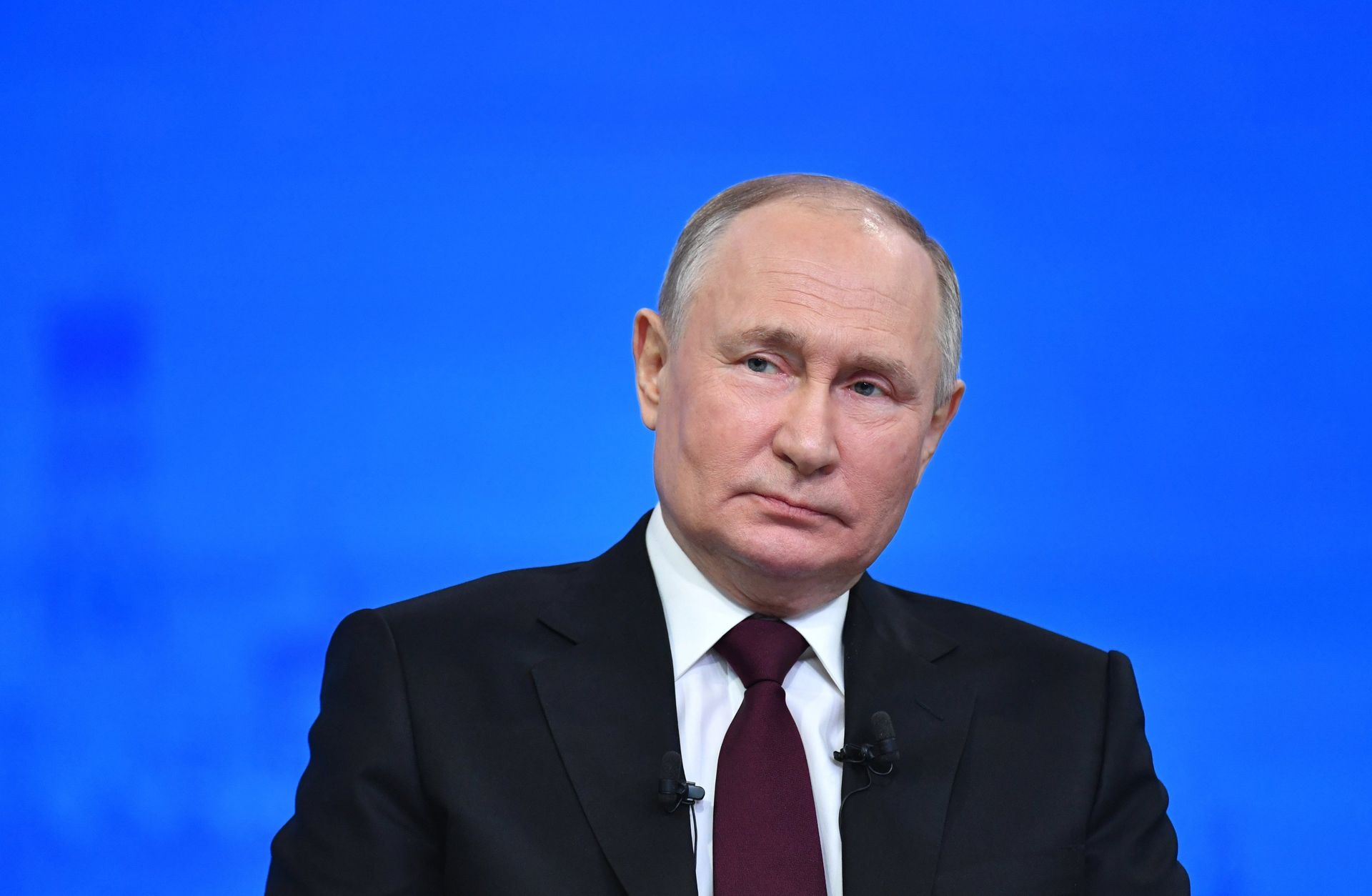 Прямая линия и большая пресс-конференция президента РФ В. Путина - ПРАЙМ, 1920, 19.12.2023