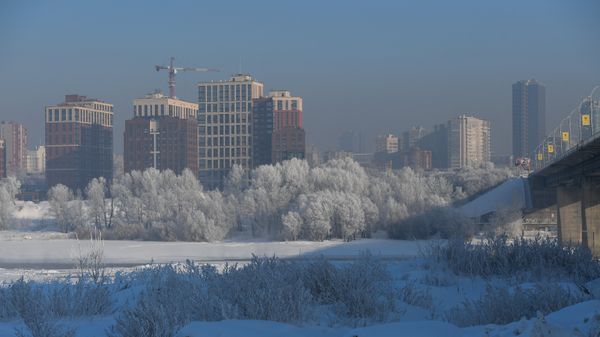 Вид на правобережье Новосибирска