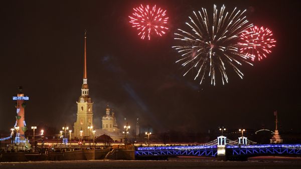 Празднование Нового года в городах России