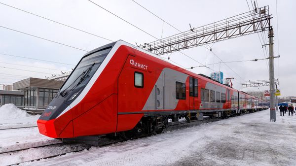 Запуск поезда Финист - первого полностью импортозамещенного аналога Ласточки