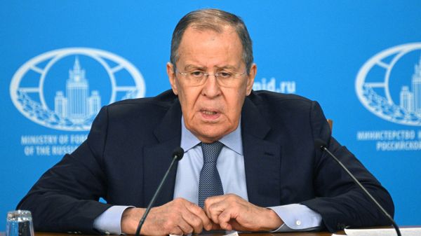 Пресс-конференция главы МИД РФ С. Лаврова