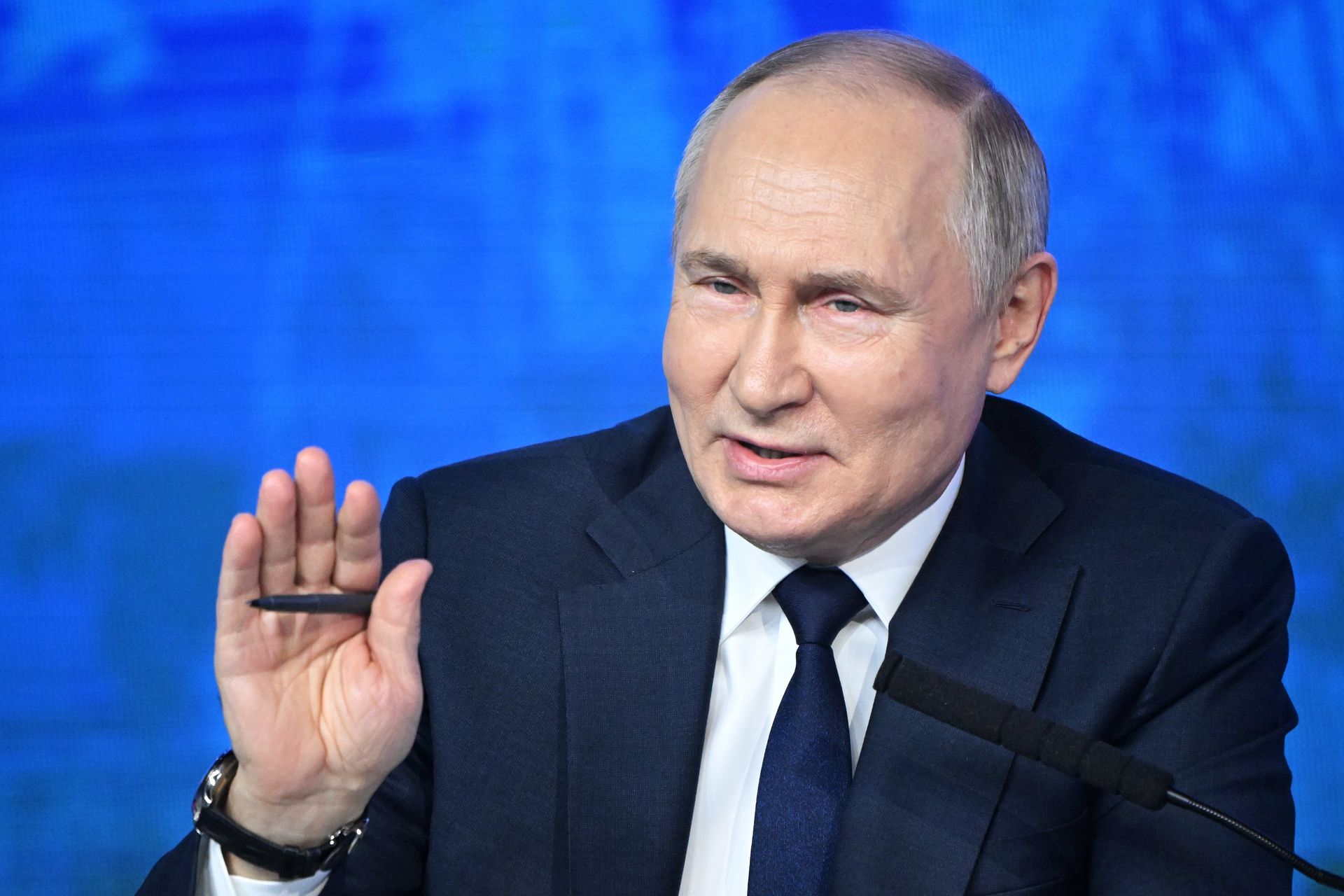 Президент РФ В. Путин встретился с доверенными лицами - ПРАЙМ, 1920, 02.02.2024