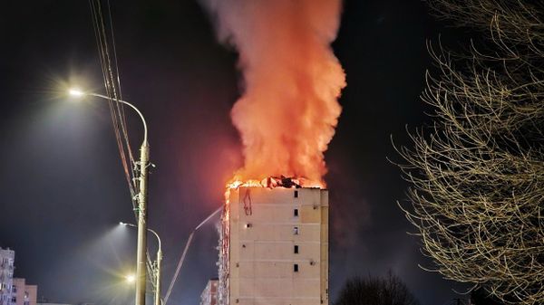 Пожар в жилом доме в Анапе