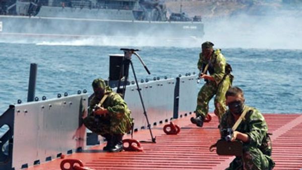 Российские морпехи отбили Московский университет у пиратов